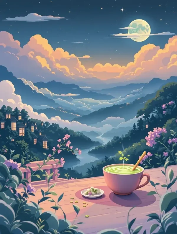 抹茶晚霞 甜夜都市剧集海报